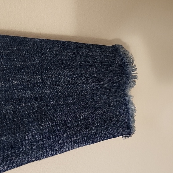 JB Just Black skinny distressed freyed hem medium wash denim jean 28 - Picture 5 of 7